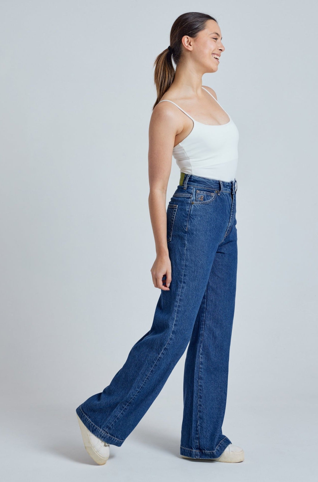 ETTA - ORGANIC WIDE TAPERED JEANS