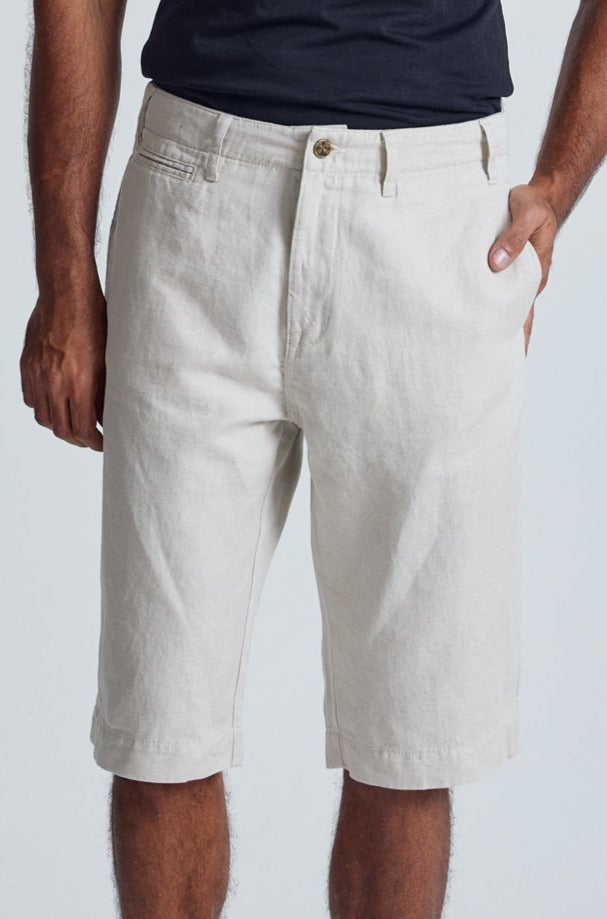 Men's Linen Shorts, Linen Roll-up Shorts Men, Organic Flax Shorts